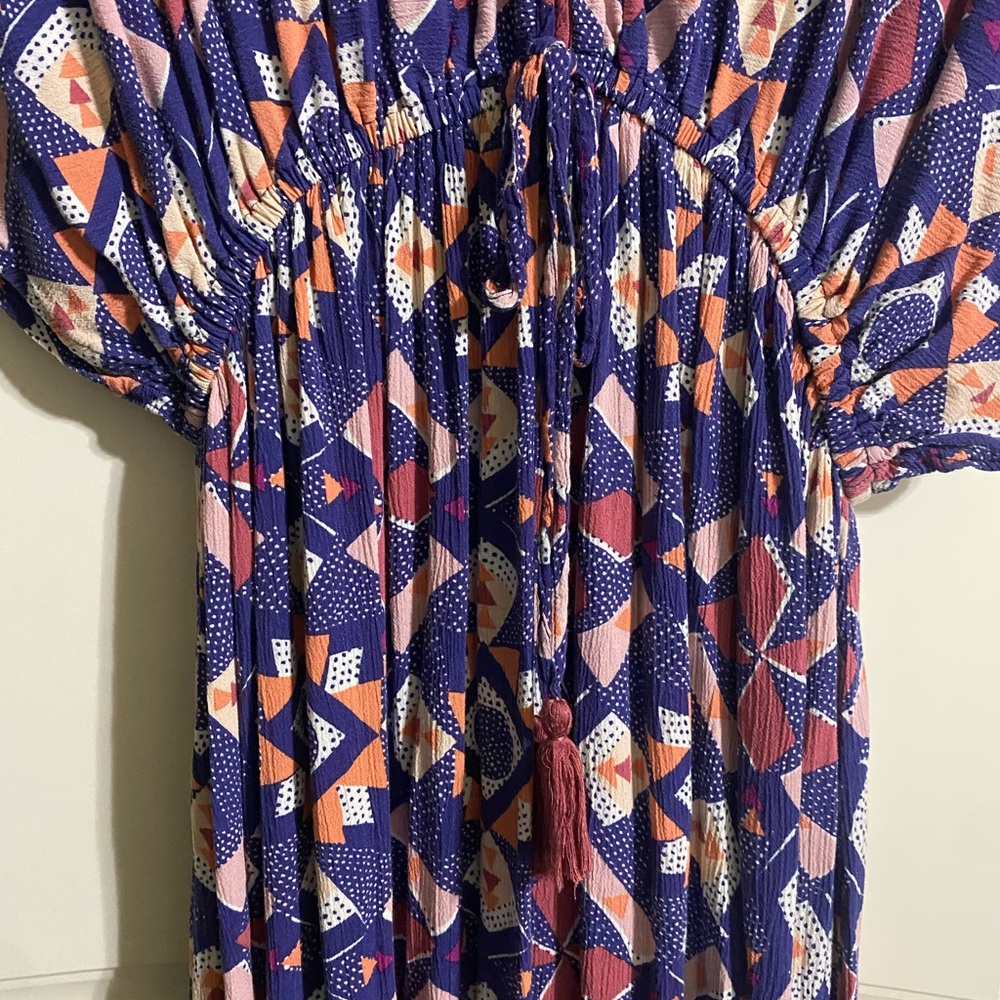 World Market Boho Maxigeometric Patterned Maxi Dr… - image 2